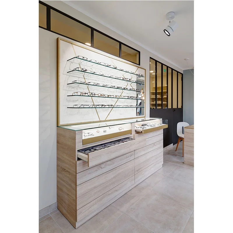 LUX Customized High Quality eyewear shop furniture design,optical store fixtures display For Store Design