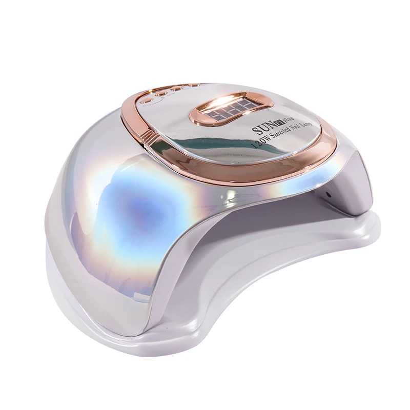 Factory Spot Wholesale F1 Nail Lamp 42 Lamp Beads 120W Power Dual Light Source UV Nail Lamp
