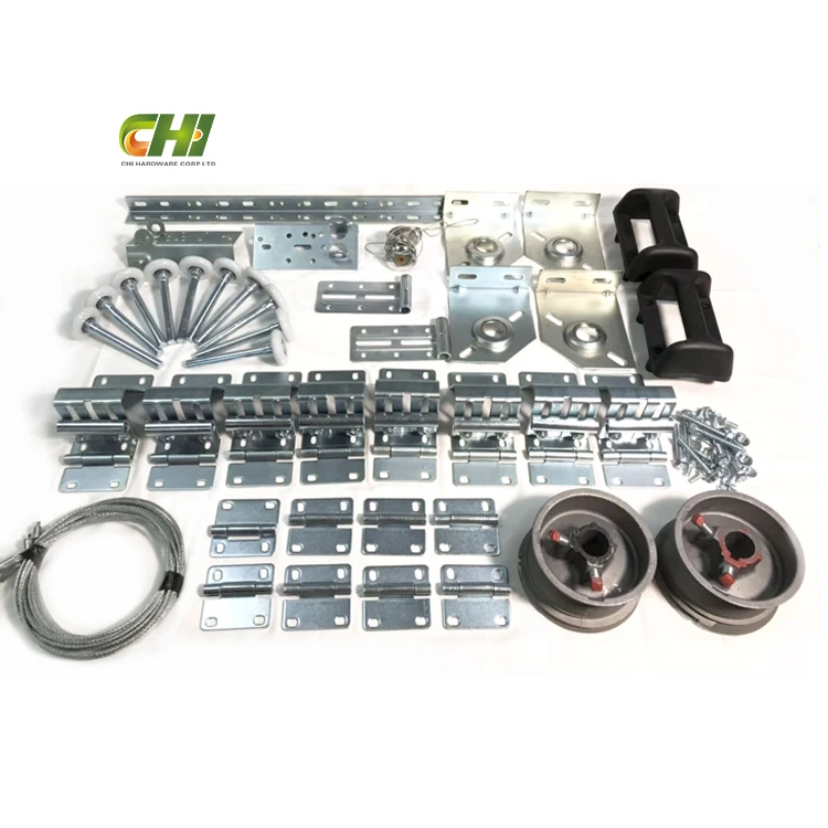 Manufacturer 16*7 Accessories Parts Sectional Garage Door Hardware 12x14 Roll up Overhead Garage Door Parts