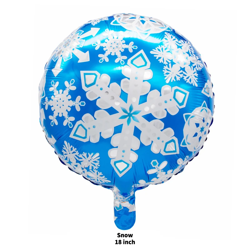 18 Inch Round Shape Merry Christmas Party Decoration Inflatable Helium Foil Balloons For Party Decoration Kid Gifts