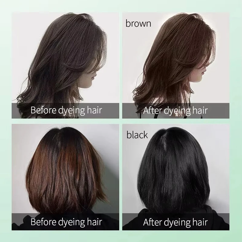 Hot Sale Colorful Hair Dye Shampoo ammonia and ppd free black hair color shampoo