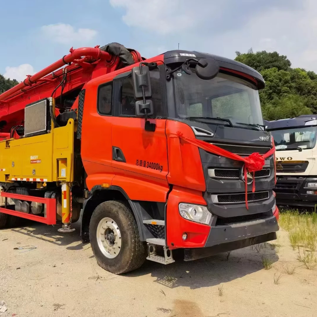 2021 Sany Homemade 49m Used Concrete Pump Truck 360kw Power 1000 Hour Working Time Used Cars