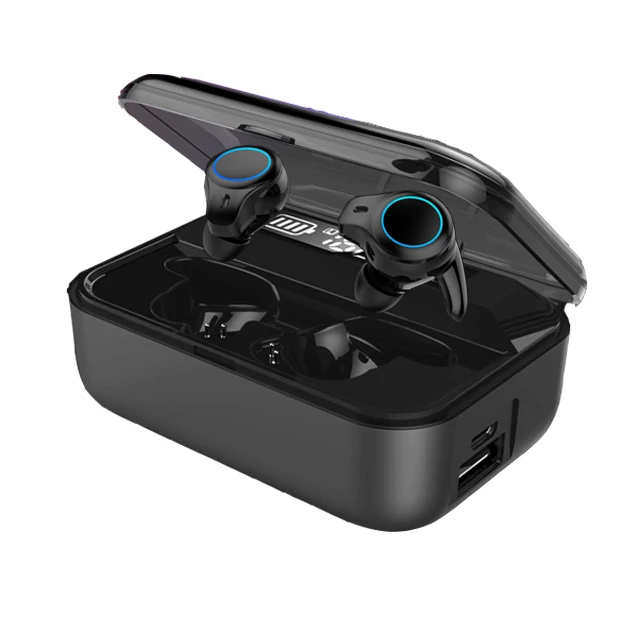 Действительно беспроводные наушники Сабвуфер высокие басы v5.0 беспроводные наушники гарнитура шумоподавление наушники