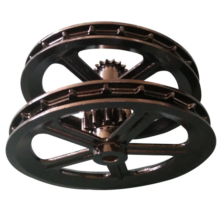 Taper Bushed Bore Simplex Chain Driven Sprocket Cast Iron ANSI Rotavator