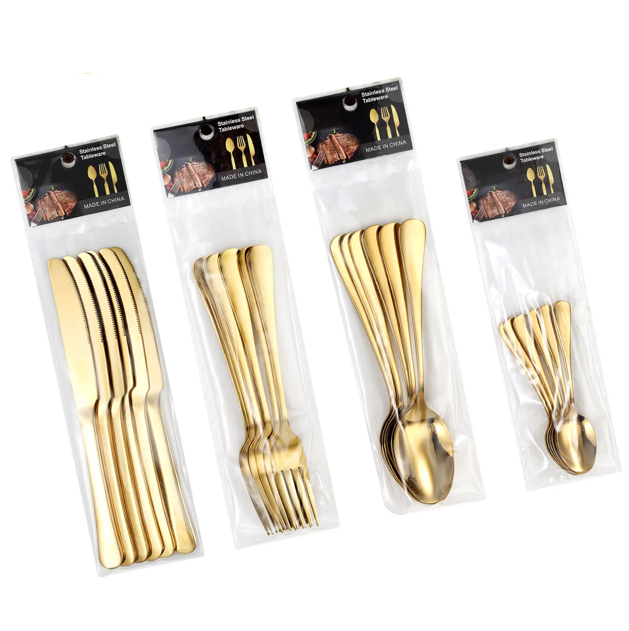 Набор из 6 ложек для супермаркета вилки десерт кофе чайная ложка подарочные столовые приборы набор 12 ножей ужина