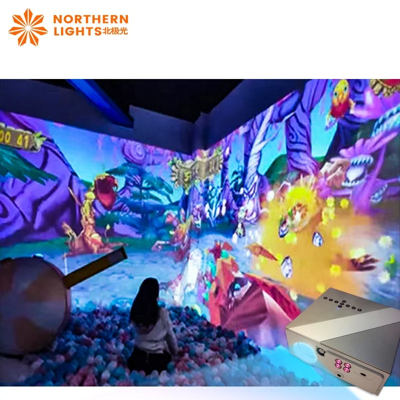 3d Interactive Smash Ball Game Newest arrival AR Item All-in-one interactive Projection game machine for kids amusement center