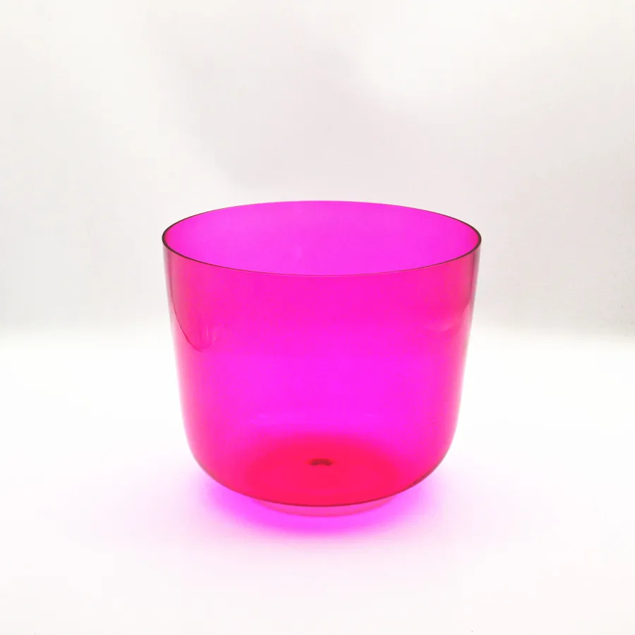 Colored Crystal Singing Bowl Chakra Tuned for Healing Sound Bath