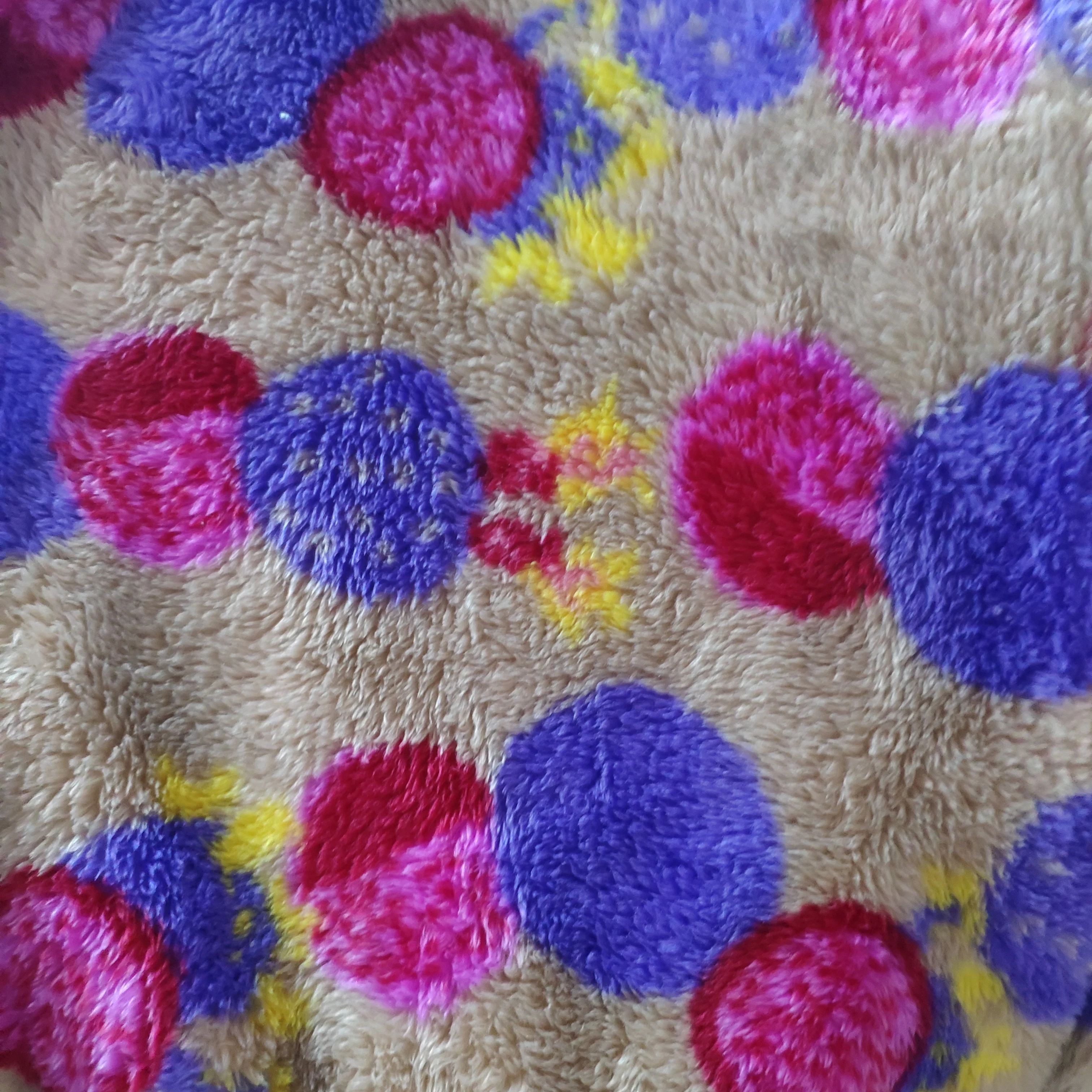 100% полиэстер, кожа, печатная машина, Коралловая флисовая ткань