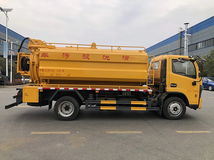  Продажа с завода dongfeng Duolika euro6 diesel 165hp 170hp 10 куб. М емкость резервуара для канализации всасывающий грузовик