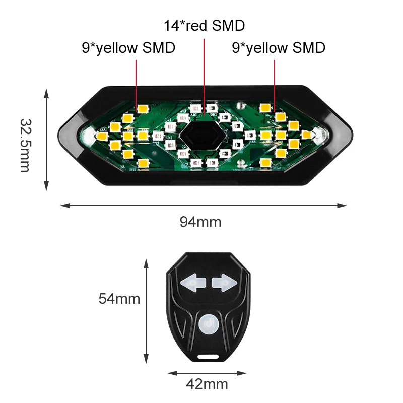 2021 5 led modes Outdoor waterproof 4 in 1 Wireless remote control USB Rechargeable Safety Warning speaker bicycle light