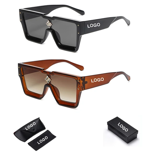 Hot 2023 Famous Brand Newest Millionaire lentes de sol UV400 Diamond Square Designer Sunglasses