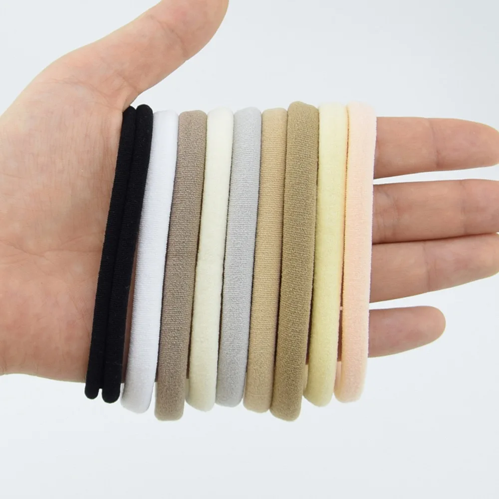 soft thin nylon headbands stretchy hair band skinny elastic hairband DIY for Toddler Baby Hair bow Accessories One Size Fits All