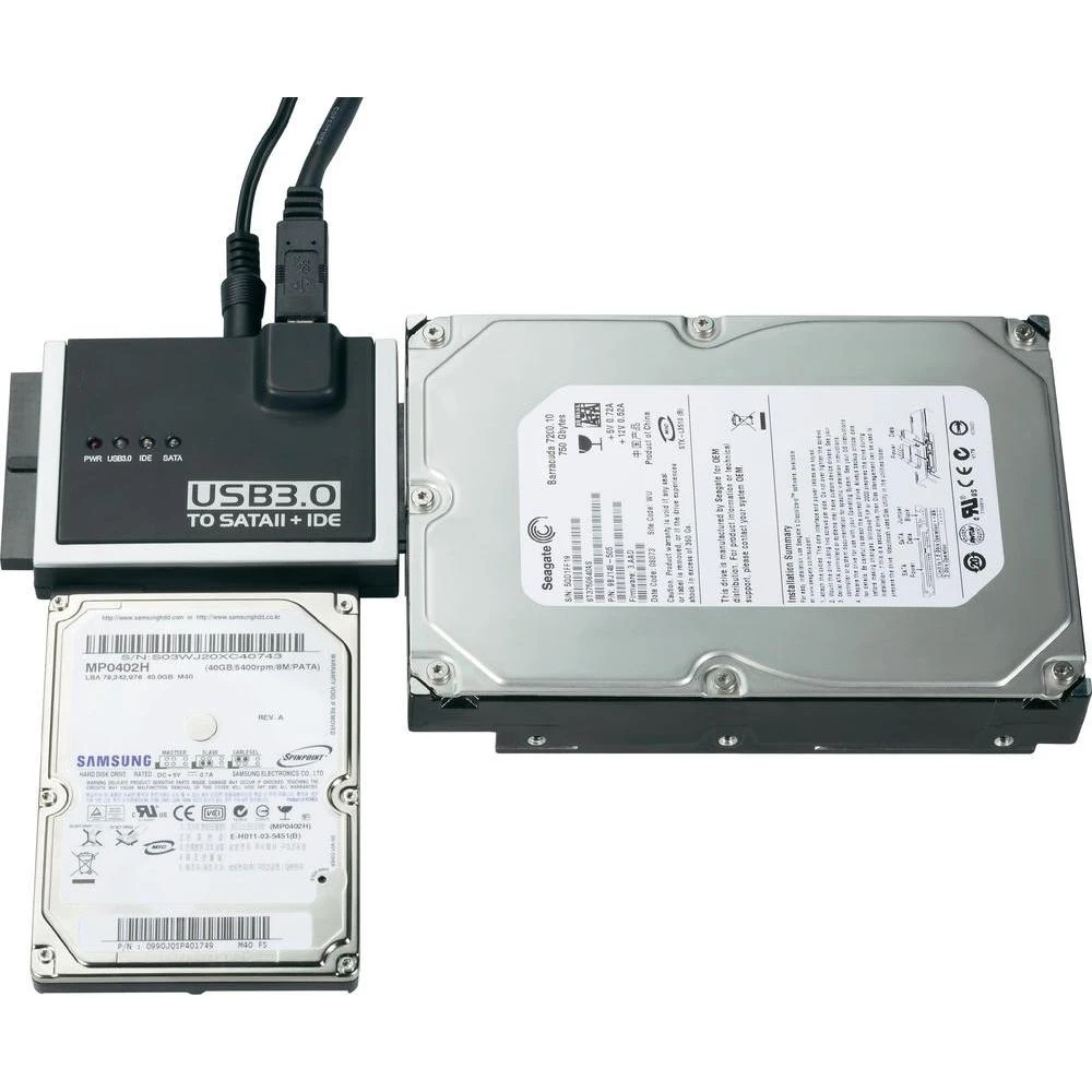 High Speed 3 in 1 USB 3.0 to SATA IDE ATA Data Adapter For Pc Laptop