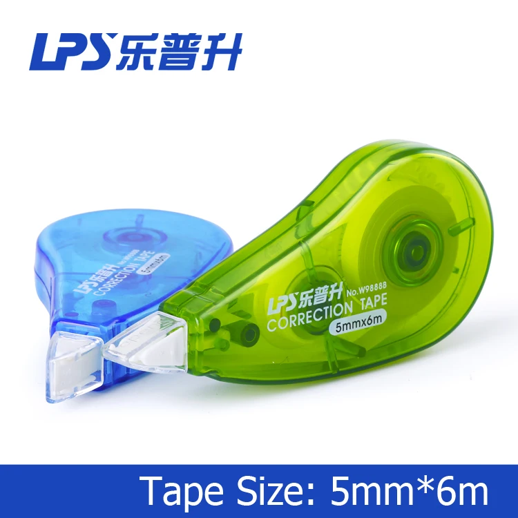 Plastic Correction Tape 8m Custom Design Non Toxic Color Correction Tape Factory