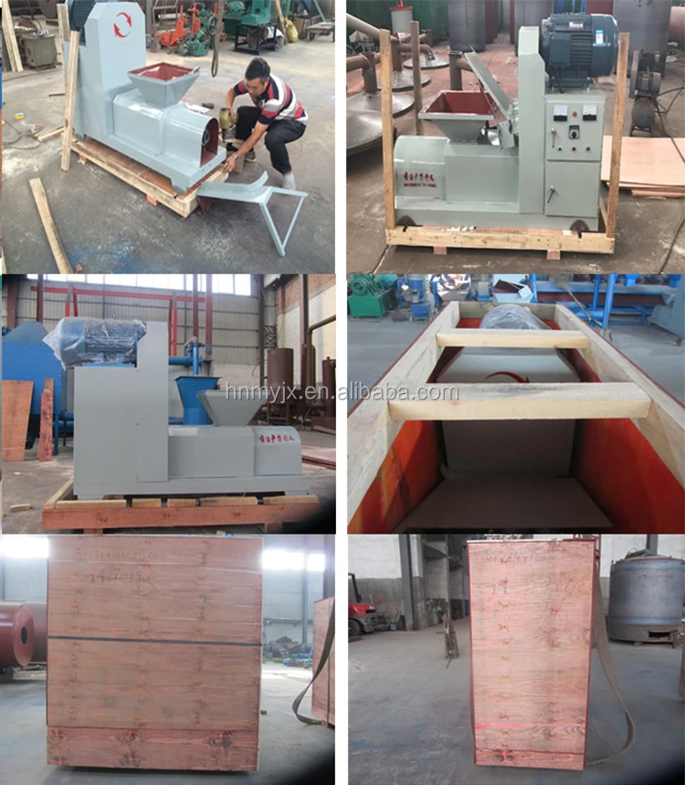 Charcoal Bricket Making Machine And Sawdust Briquette Machine For Coffee Plants