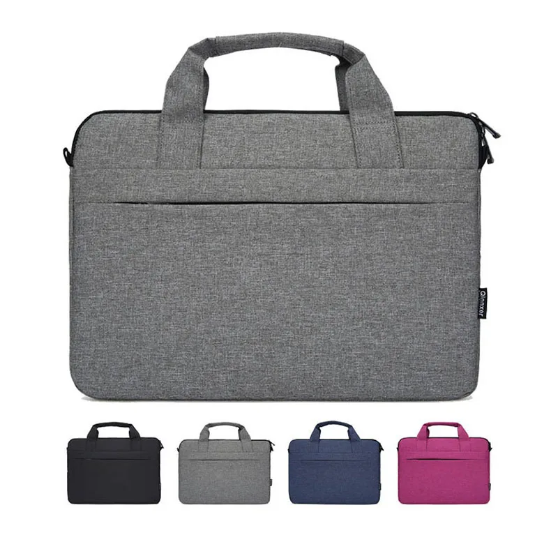 Travel Shoulder 15.6 Inch Polyester Waterproof Computer Messenger Laptop Bag Business Tote Laptop Bag