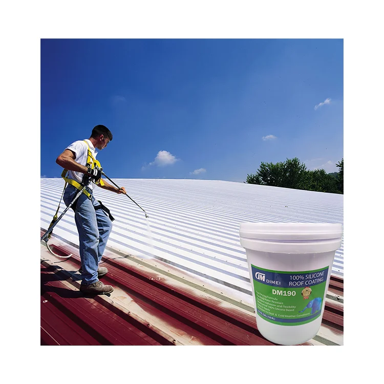 Factory Metal Roof Warehouse Roof Thermal Insulation Water Proof Silicone Waterproof Coating
