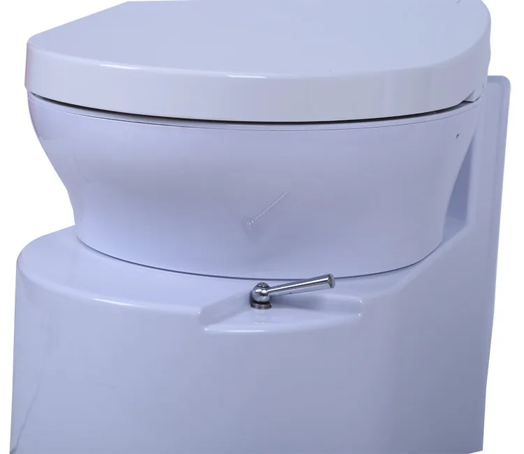 Waterless composting toilets in rural areas, biodegradable zero-emission smart toilets