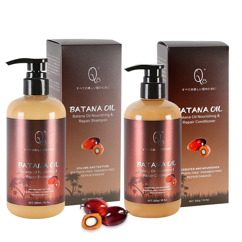 Best Price Hot Sale Batana Oil Shampoo and Conditioner High Quality Hair Health Care PH Balanced Volume Hair Shampoo