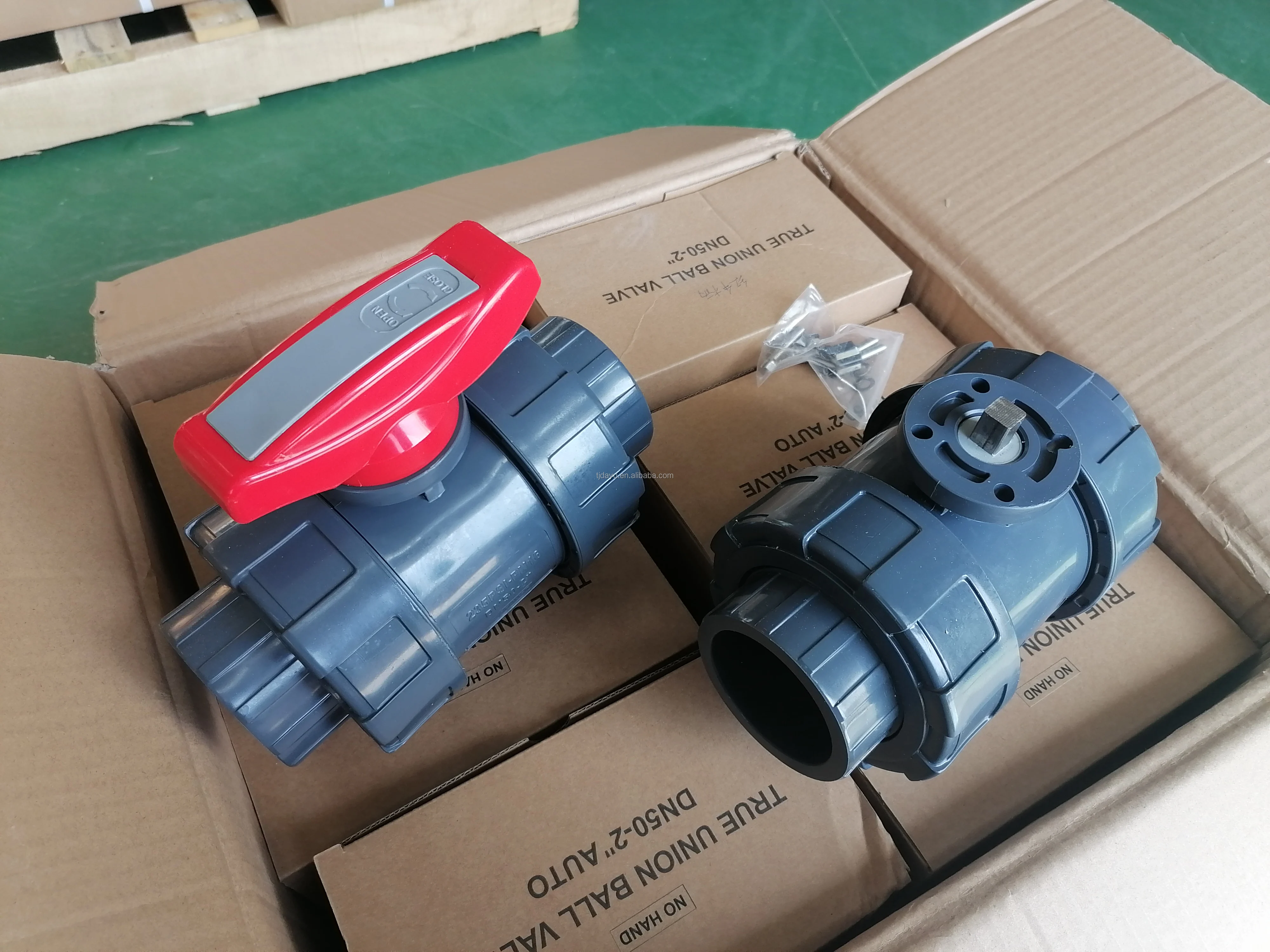 ATA cheap sale dn50 to dn400 handle lever manual butterfly valve  bare stem for electric pneumatic actuator