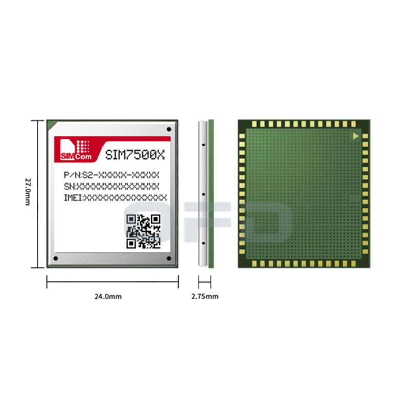 Original SIMCom SIM7500X 4G Module LTE Cat 1 Module SIM7500A SIM7500AD SIM7500V SIM7500SA SIM7500E SIM7500JC SIM7500JE