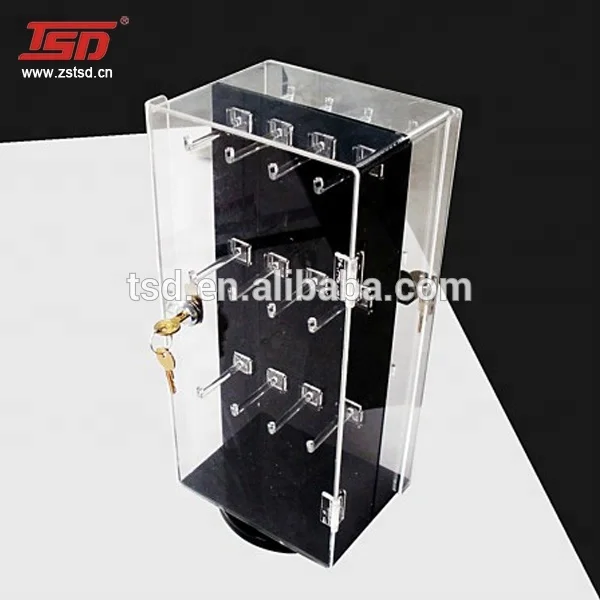 rotatable displays for keychains counter top metal keychain display stand