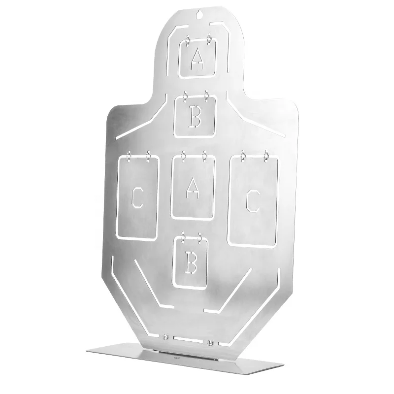 Actionunion Kid shooting Target Stainless Steel Metal Wind Chime Six-point Guard Training IPSC Targets for Kid CS game