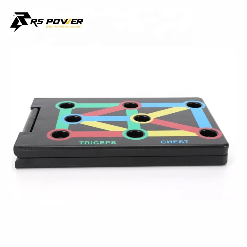 9 way Push-Ups Board Pushup Training System Fitness Press Stands Folding Push-Up Stands board Push Ups Rack Board