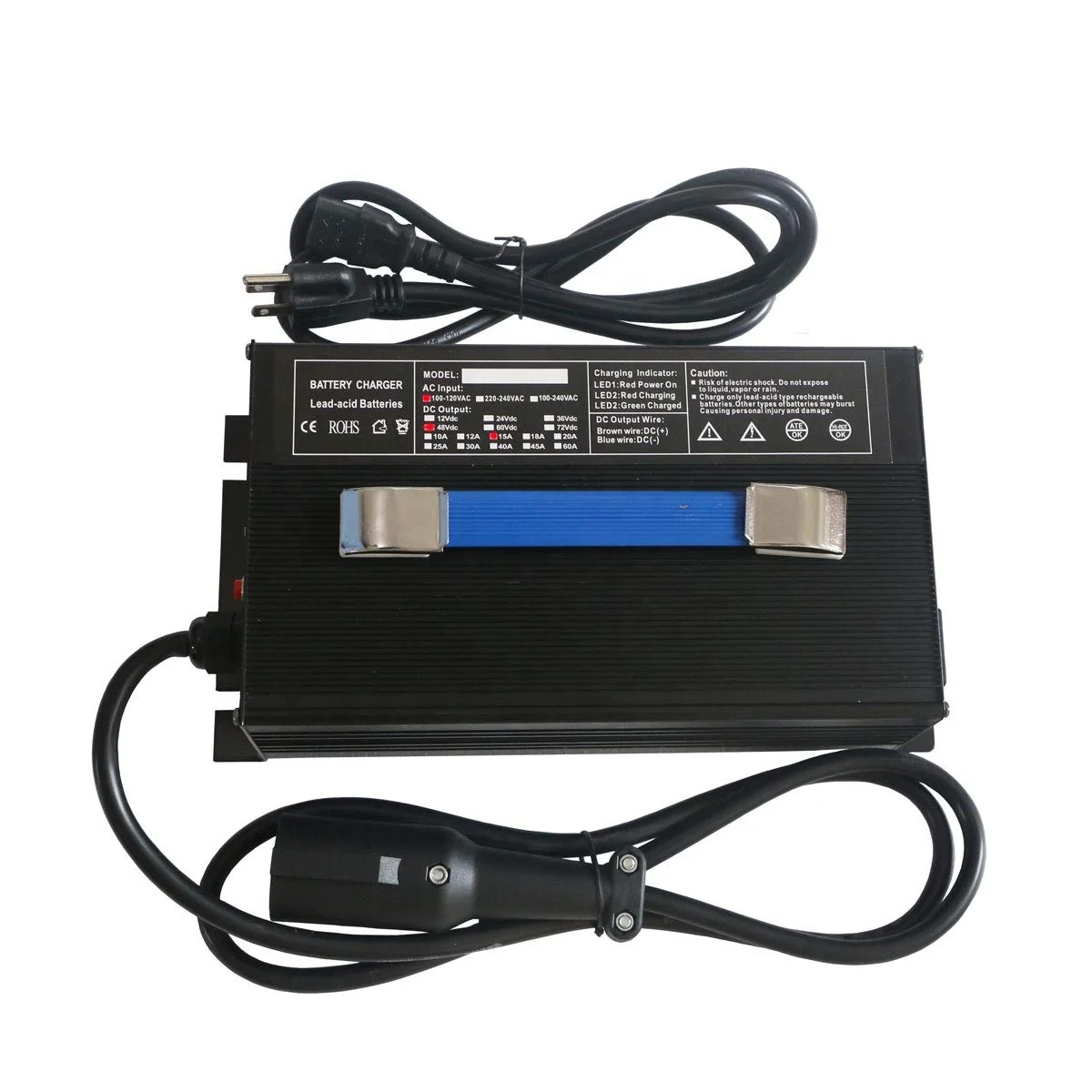 Зарядное устройство для литий-ионных и свинцово-кислотных батарей lifepo4, 48 В, 15 А
