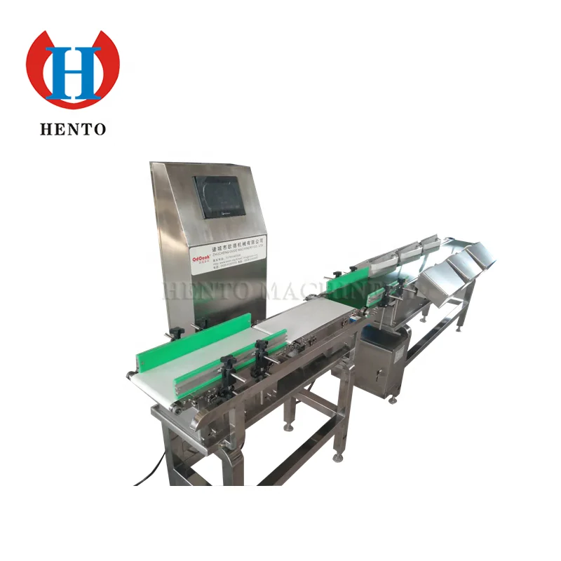 China Manufacturer Chicken Meat Weight Grading Machine / Shrimp Sorting Fish
