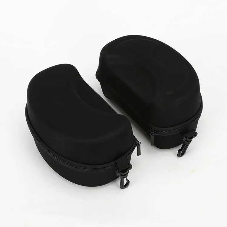 2021 Fashion Sport Glasses Packing Ski Goggles Case for Sun Glasses Box Black Cloth Bag Custom Customized Logo