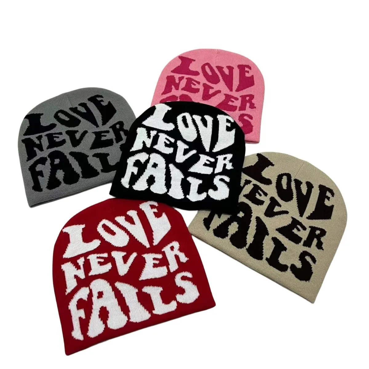 New Design Custom Winter Cap Warm Hat Skully All Over Print Knitted Hat Jacquard Beanie Hat