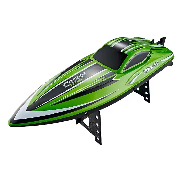 55km/h Factory Rechargeable Remote Control 360 Degree High Capacity Battery 2.4G Light Engines Electric Yacht Plastic Rc Boat