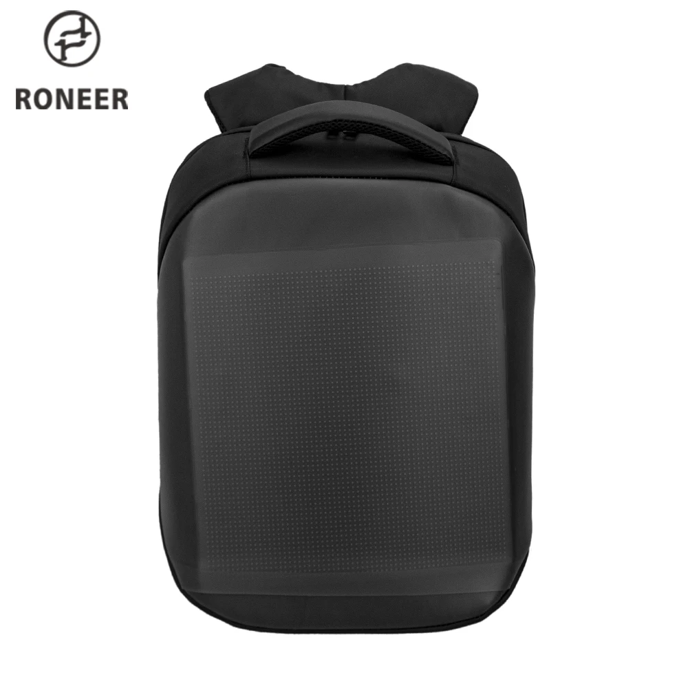 LED Advertising Backpack Waterproof Walking Billboard Mobile Control LED Bag DIY Display Screen Backpack For Men