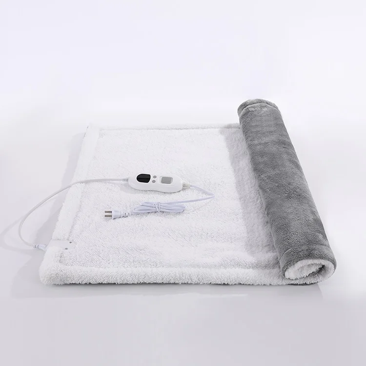 80x60cm electric knee blanket Custom rechargeable heated blanket throw  electric blanket    FROM Ainik