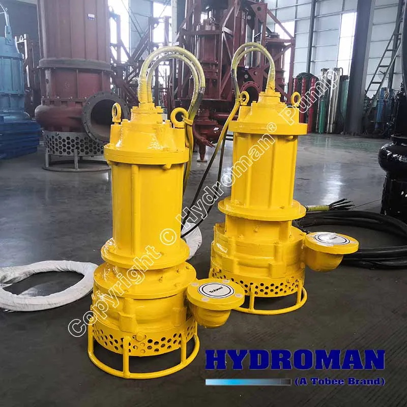 Hydroman Submersible Explosion-proof Sand Dredging Pump to Handling Minerals and Bentonite