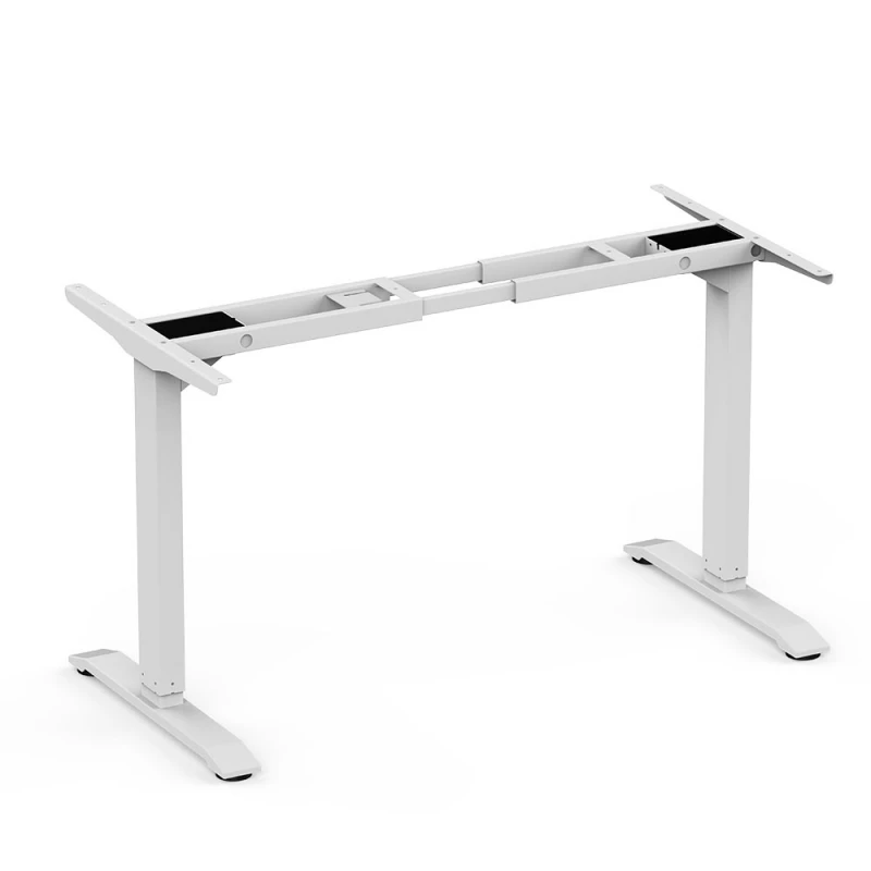 Dual Motor Retractable Standing Desk Adjustable Height Computer Desk for Office Use Electric Lifting Stand up Desk Sitting Type