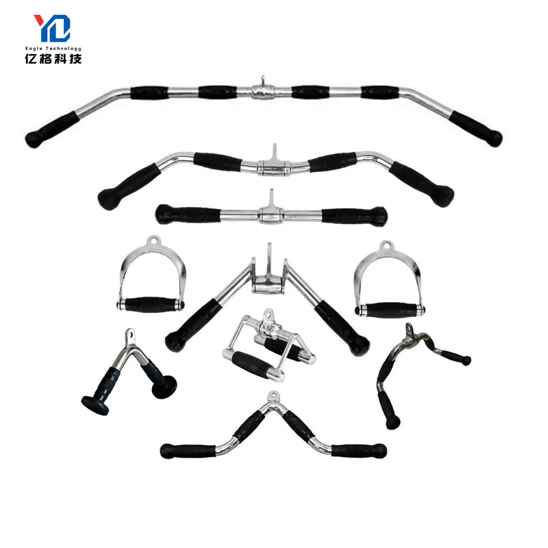 YG-GA149 fitness equipment handle Gym bar tricep push down Bar With Flat Handle for Multi Gym Fitness tricep push down bar