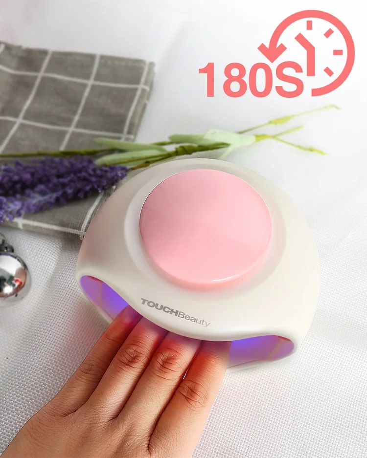 TOUCHBeauty Mini UV LED light Gel Nail Polish Dryer Air Drying Nail Lamp Battery Operated