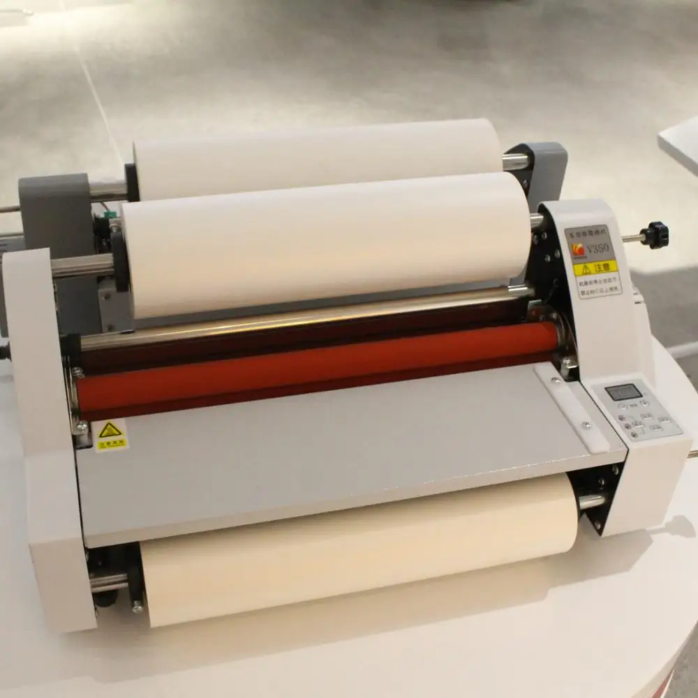 Hot Sale Double sided Automatic winding electric Hot Roll Laminator Machines