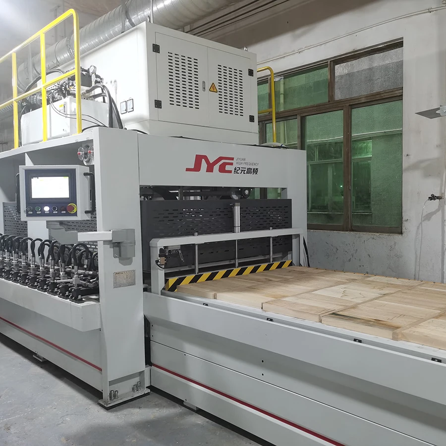 JYC Fast Glue Panel Clamping Machine HF Joining Press Bamboo Board Machine
