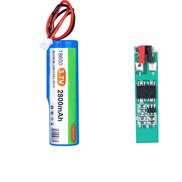 Индивидуальный набор литий-ионных батарей 3,7 в 18650 2800 мАч с паяльными кранами защитные выводы провод и контактный разъем