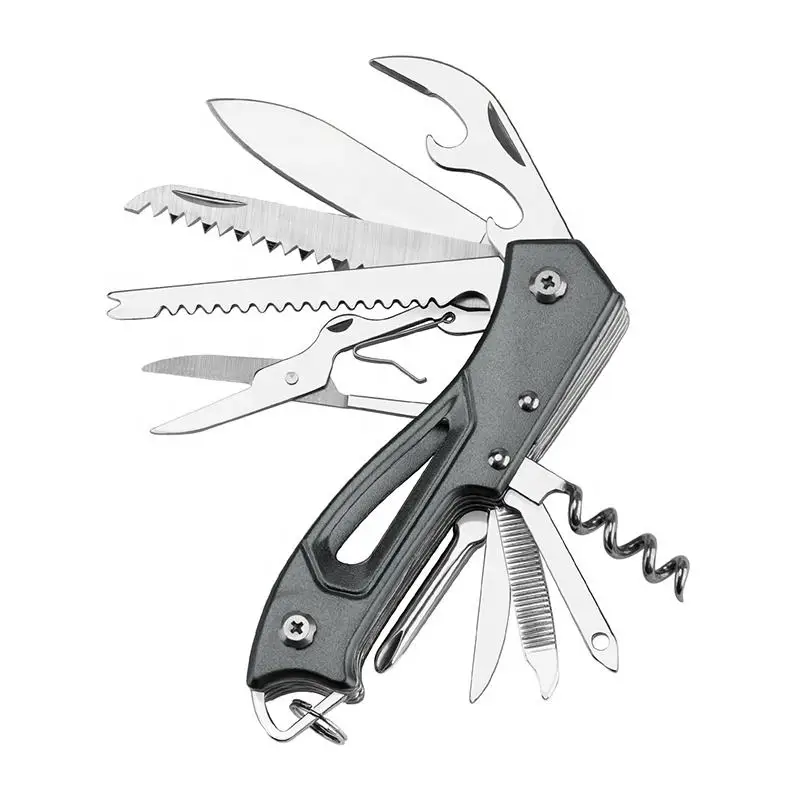 Stainless Steel Outdoor Pocket Multi Knife All In One Pocket Knife All Purpose Multitool Multi Functional Knife