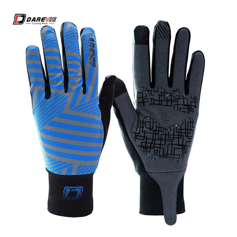 Custom Durable Waterproof  Mtb Grip Cycling Gloves Full Finger  Downhill Gloves for Men