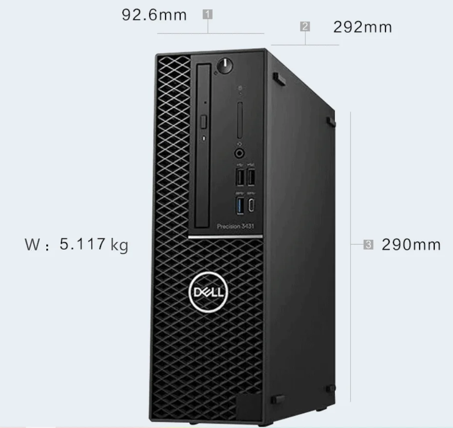  Полностью новая точная рабочая станция Dell T3431 настольная
