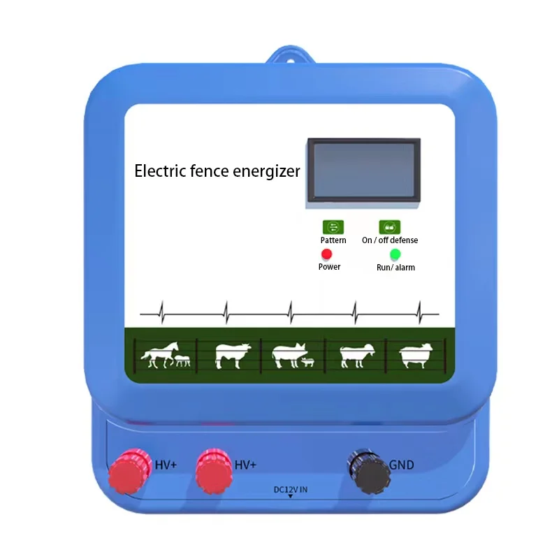 Electric Poultry equipments Hot Sale Portable Power Solar Panel 3-7J Electric Fence Energizer for fence system