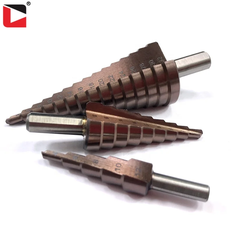 4-12/4-20/4-32mm Whole hss cobalt step drill for stainless steel