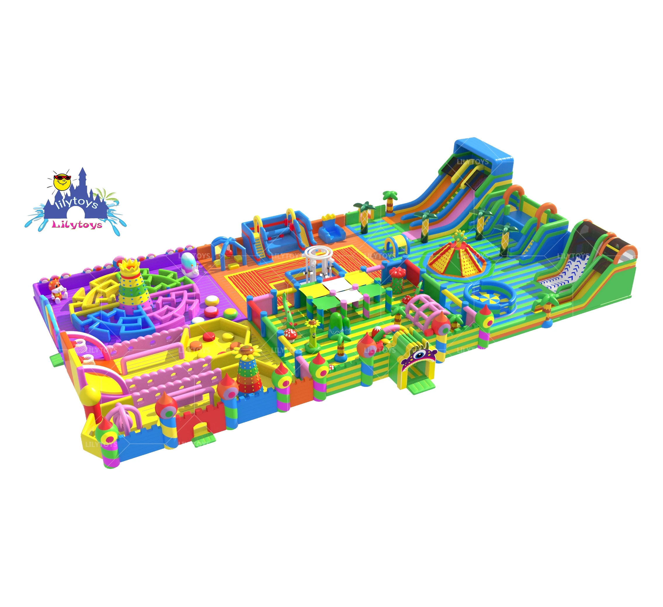 Большой Монстр надувной парк детская площадка Надувное оборудование может быть настроен производитель Гуанчжоу