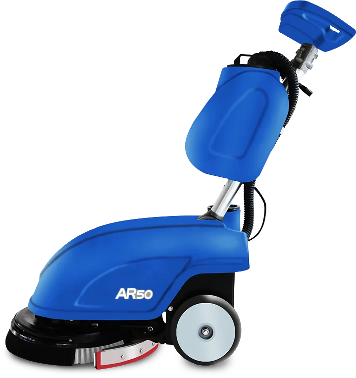 small road cleaning machine electric hand push mini single disc floor scrubber