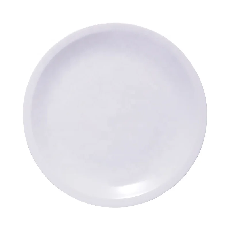 Cheap Wholesale Manufacture Narrow Side Round White Ceramic Of Plates Sets Dinnerware Platos Assiette Wedding  Plates